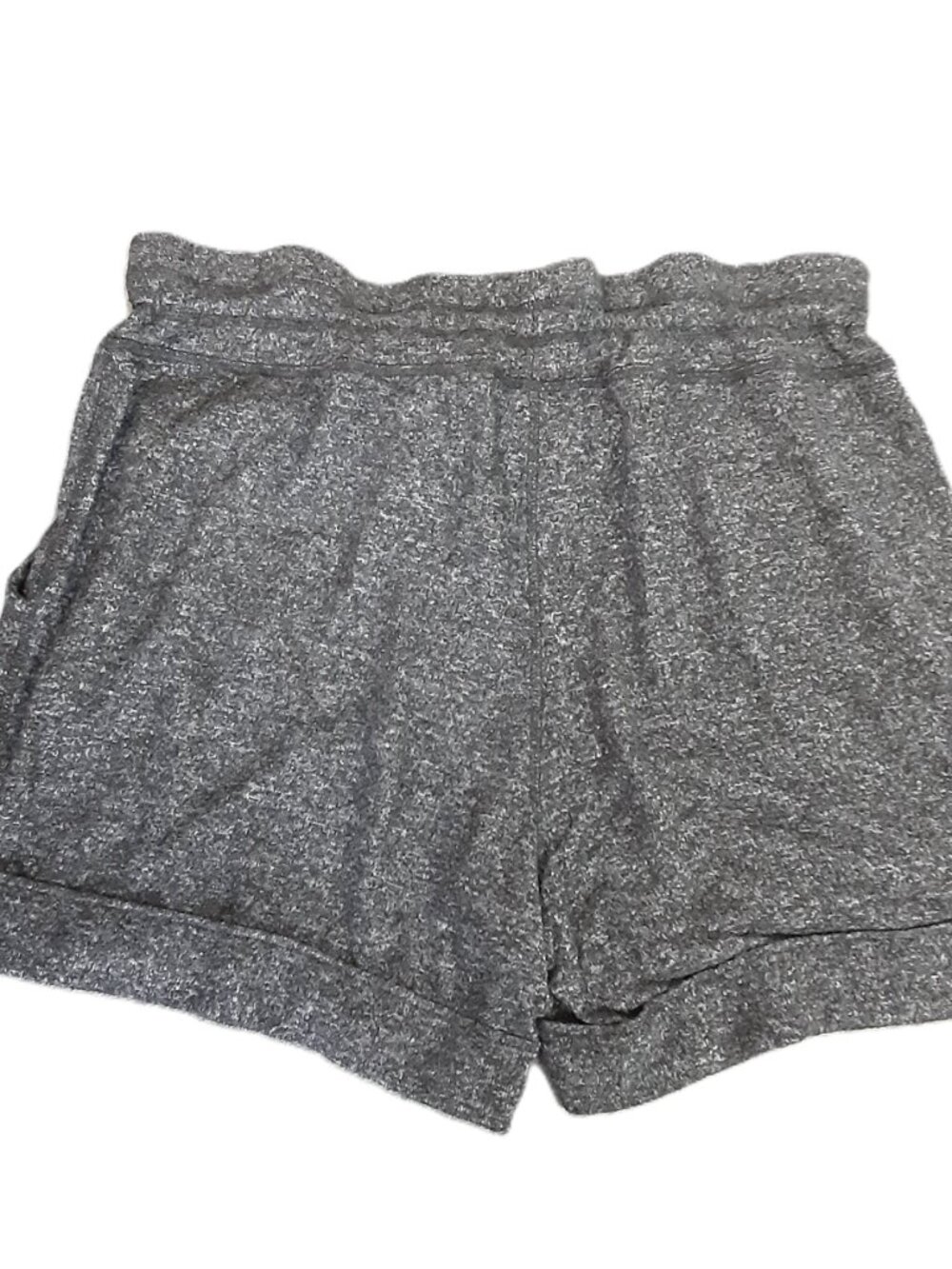 Active Life Woman's Shorts Size XL Elastic Waist Pull-on Pockets Drawstring Gray - Picture 2 of 9